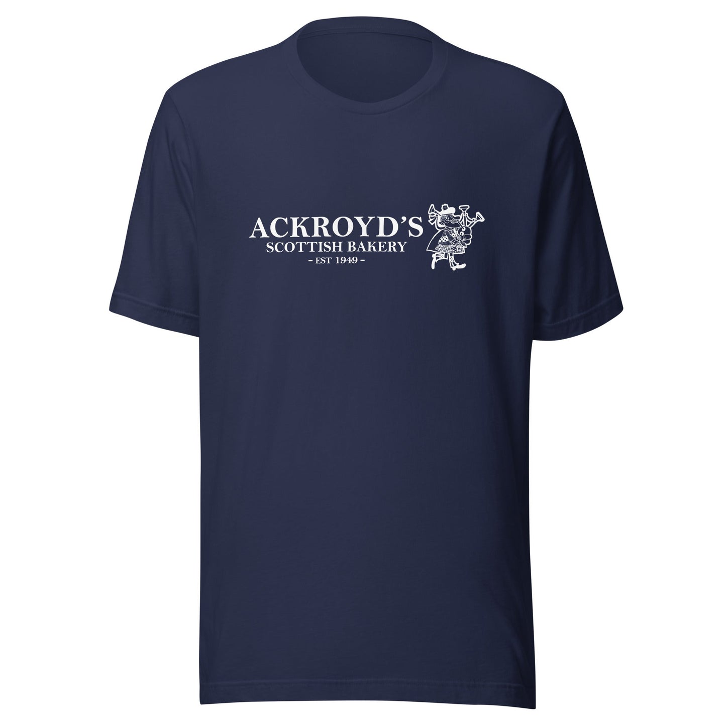 Ackroyd's Bagpiper Logo Unisex t-shirt