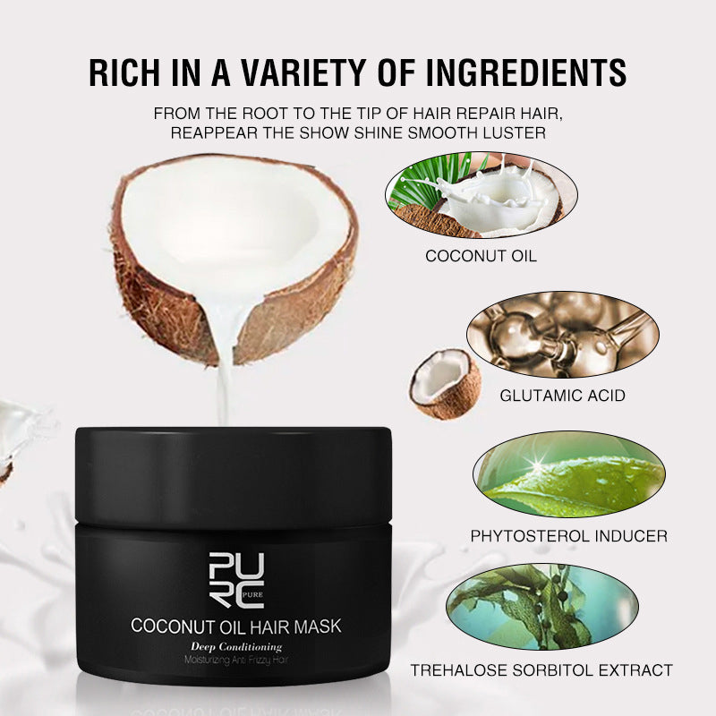 Anti-Shedding Smooth Hair Mask – Frizz Control, Repair & Hydrate Damaged Hair