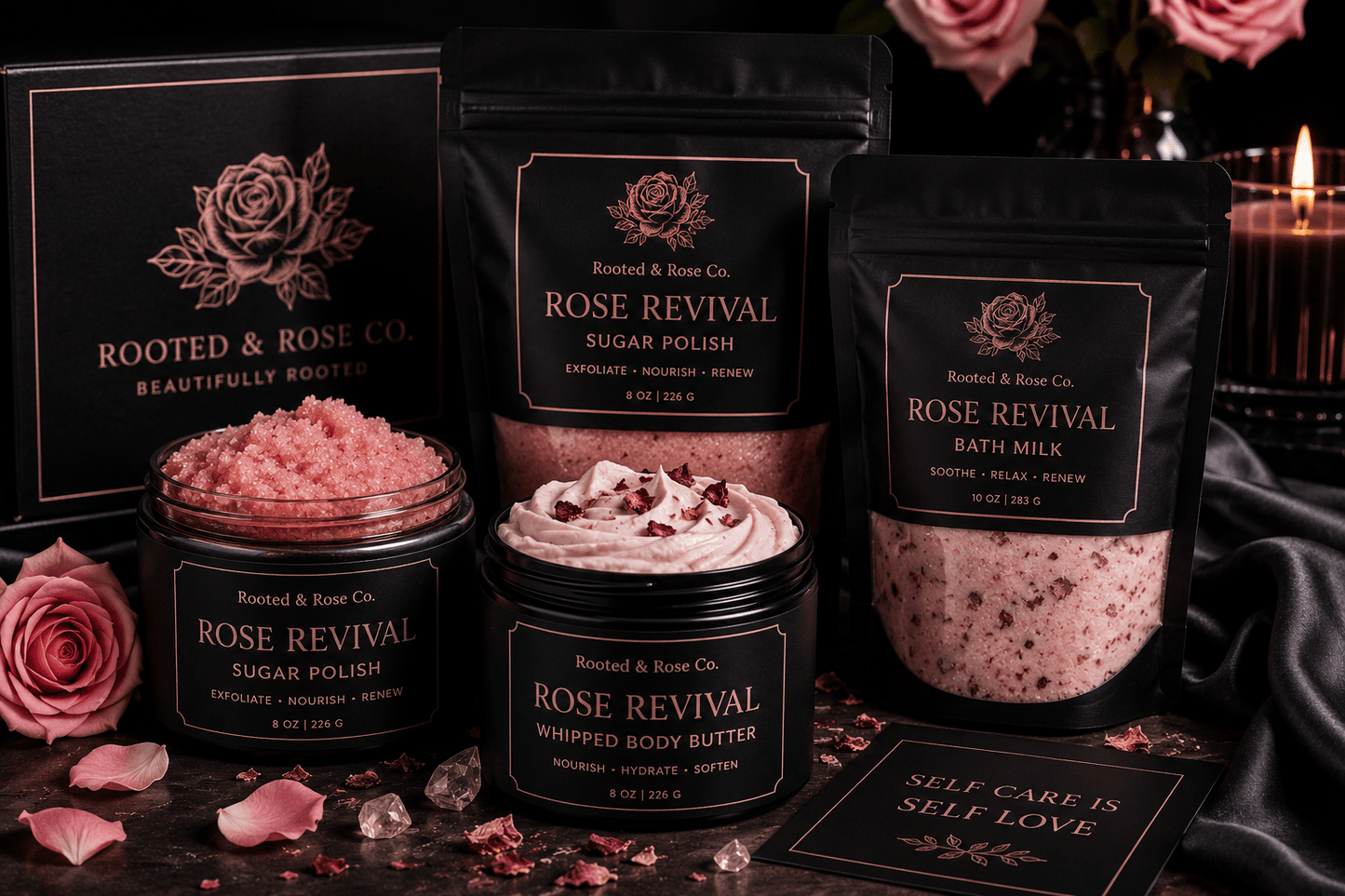 Rose Revival — Coconut Milk Mineral Soak