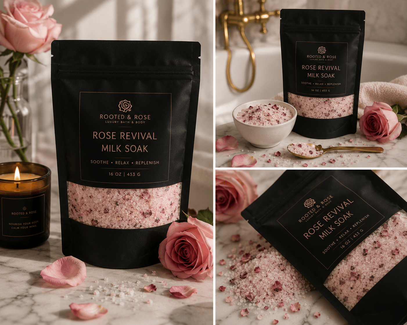 Rose Revival — Coconut Milk Mineral Soak